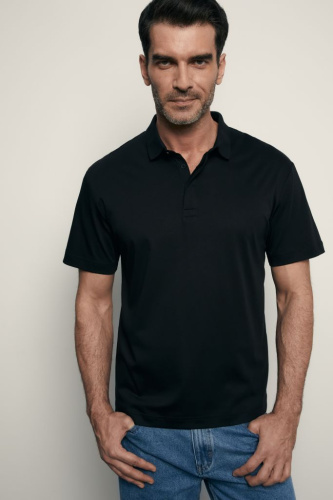 Поло из мерсеризованного хлопка