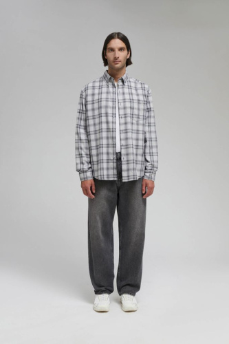 Рубашка из хлопковой фланели в клетку