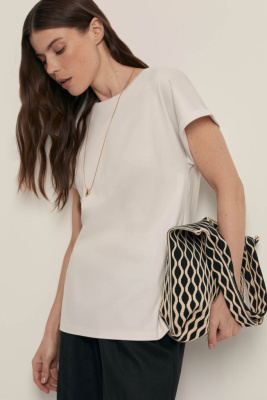 Футболка из мерсеризованного хлопка