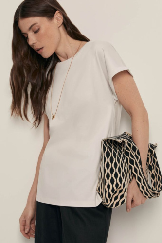 Футболка из мерсеризованного хлопка