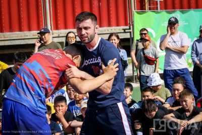 Звёзды Олимпийских игр показали мастер-класс для якутских спортсменов / Дьулустаан Сергеев Якутск Якутск Республика Саха (Якутия)