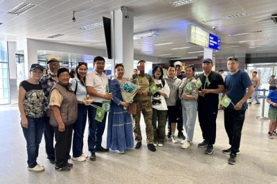 Участники СВО из Якутска и Мегино-Кангаласского района приехали в отпуск домой / ЯСИА Якутск Мегино-Кангаласский Республика Саха (Якутия)