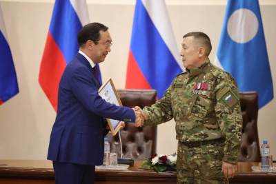 Герой России Александр Колесов принял поздравления с присвоением высокой награды / ЯСИА   