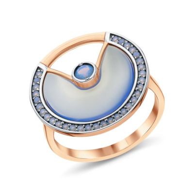 Золотое кольцо с опалами