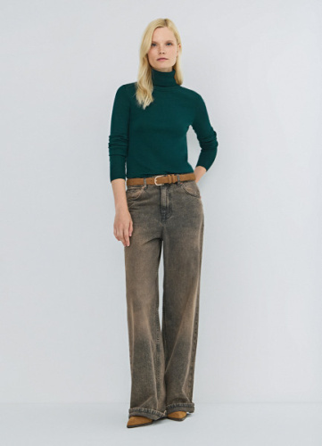 Базовая водолазка, Зеленый