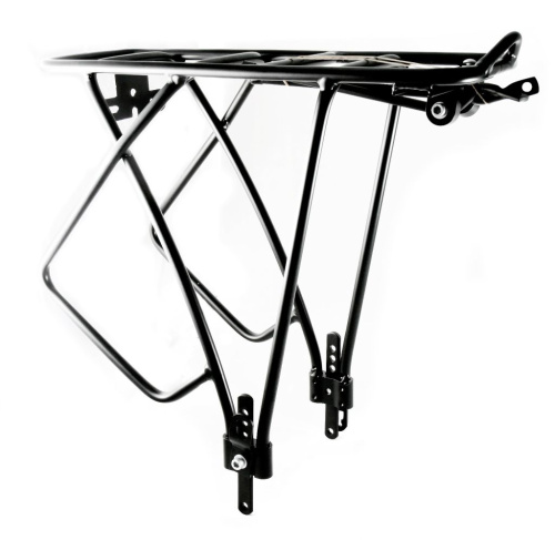 Багажник Author ACR-25-Alu сварной с поддержкой боковых сумок 24" - 28" (черный)
