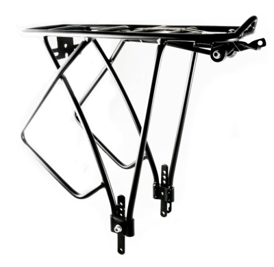 Багажник Author ACR-25-Alu сварной с поддержкой боковых сумок 24" - 28" (черный)