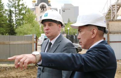 Темп строительства социальных объектов не снижается /    