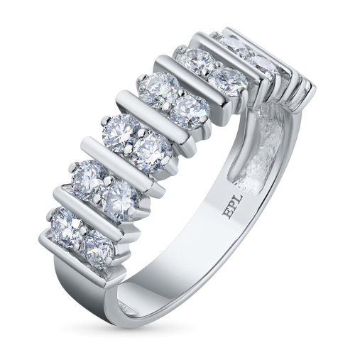 Кольцо из белого золота с бриллиантами э4701кц02190700