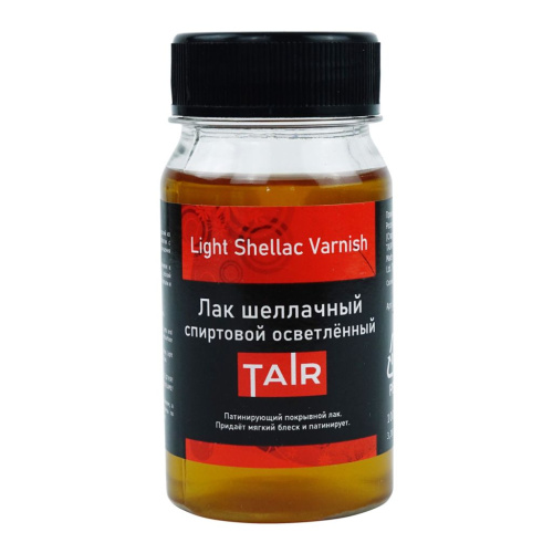 Шеллак спиртовой Таир 100 мл осветленный