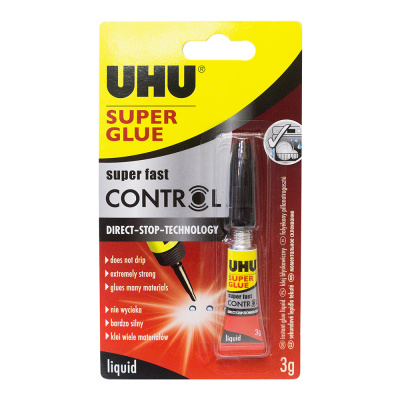 Клей универсальный UHU "Super glue control" 3 г