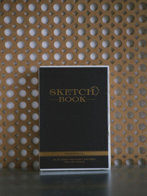 Скетчбук для рисование Potentate A5(142x210) 120 л 100 г, 100% целлюлоза, мелкое зерно, рельефный край, чёрный