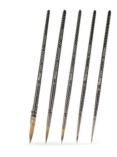 Набор кистей синтетика Pinax "HI-TECH" круглые 5 шт.