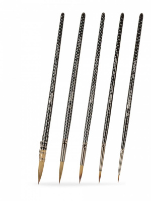 Набор кистей синтетика Pinax "HI-TECH" круглые 5 шт.