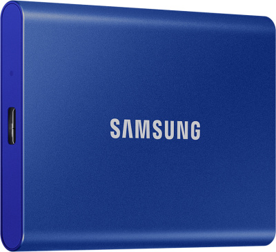 Внешний накопитель Samsung SSD USB 3.2 T7 1 ТБ синий
