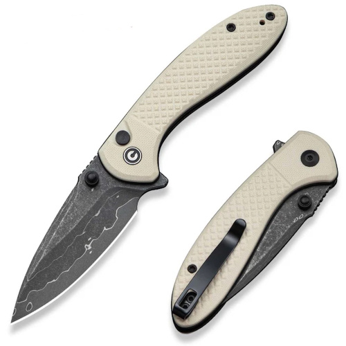 Складной нож CIVIVI Faeger, сталь Damascus, рукоять G10