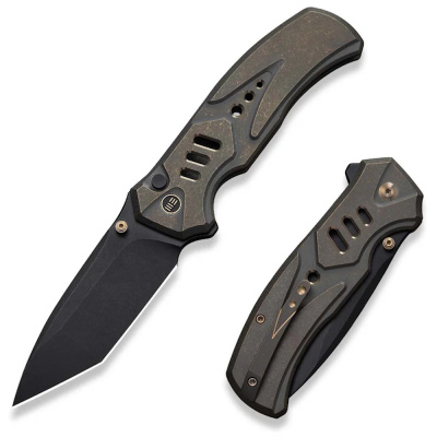 Складной нож WE Knife Zentron, сталь M390, рукоять титан