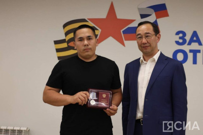 Пулеметчика из Якутии наградили медалью «За отвагу» / ЯСИА   