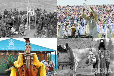 Фотопроект «Тогда и сейчас»: национальный праздник Ысыах в начале XX века и в наши дни / Мария Архипова   Республика Саха (Якутия)