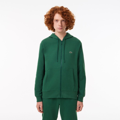 Мужская флисовая толстовка Lacoste на молнии