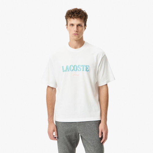 Мужская футболка Lacoste Loose Fit из органического хлопка