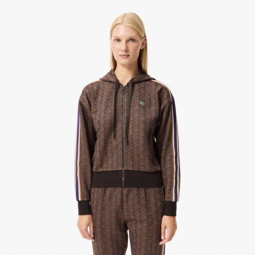 Женская жаккардовая толстовка Lacoste