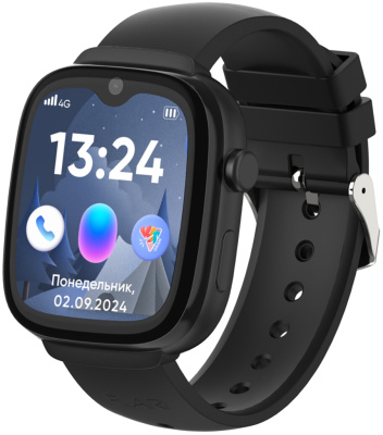 Умные часы Elari KidGram Watch 4G Чёрные