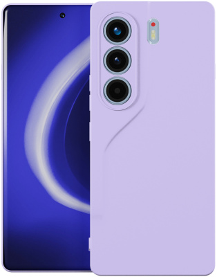 Клип-кейс Krutoff Silicone Case для TECNO Camon 40 Purple