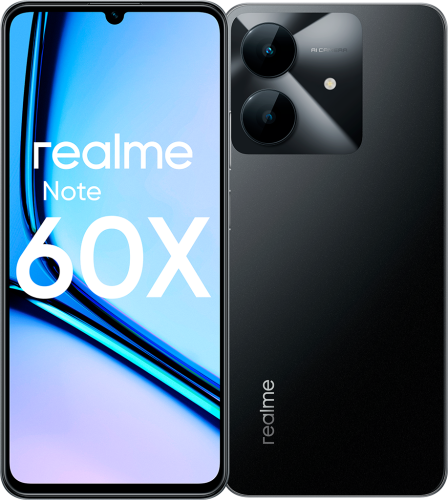 Смартфон realme Note 60x 3/64GB Чёрный
