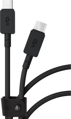 Кабель VLP Nylon Cable USB-C to USB-C 2m Black
