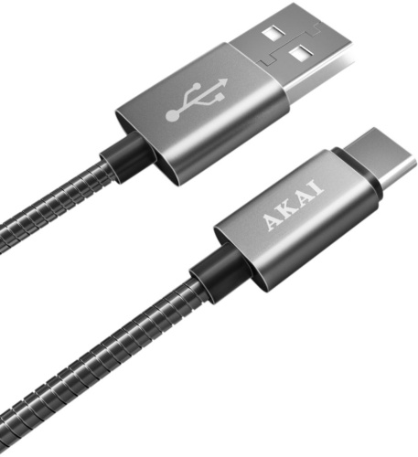 Кабель Akai CE-444S USB to USB Type-C 1m Silver