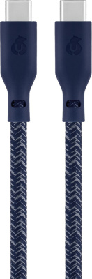 Кабель uBear Trend USB-C to USB-C 140W 2.4m Blue