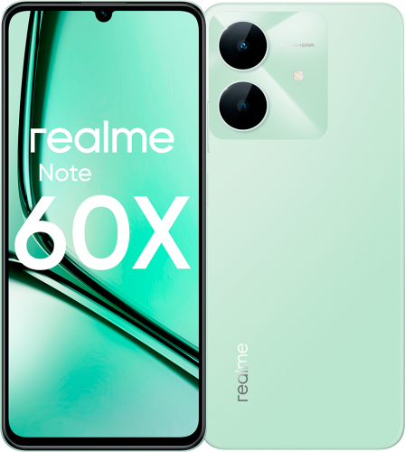 Смартфон realme Note 60x 3/64GB Зелёный