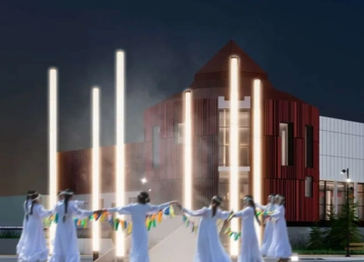 Световые колонны, амфитеатр, павильоны: в Ытык-Кюеле преобразят центральную площадь / ЯСИА   