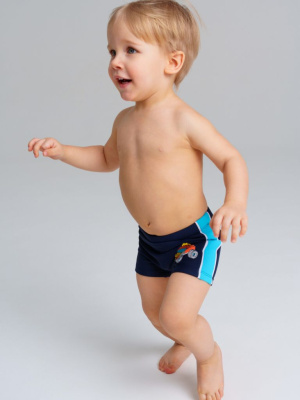 Плавки-шорты детские трикотажные для мальчиков, средней длины