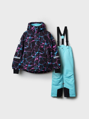 Комплект текстильный с полиуретановым покрытием для девочек: куртка, брюки
