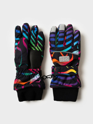 Перчатки текстильные для девочек