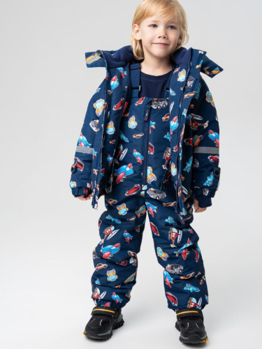 Комплект текстильный с полиуретановым покрытием для мальчиков: куртка, полукомбинезон