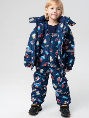 Комплект текстильный с полиуретановым покрытием для мальчиков: куртка, полукомбинезон