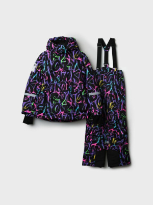 Комплект текстильный с полиуретановым покрытием для девочек: куртка, брюки