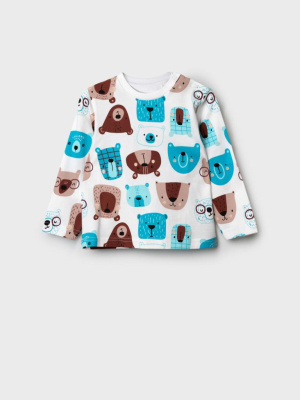 Джемпер детский трикотажный для мальчиков (футболка с длинными рукавами)