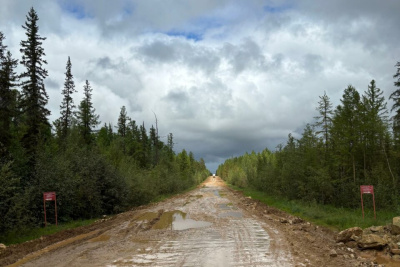 На автодороге «Мухтуя» действуют временные правила для большегрузов / ЯСИА   