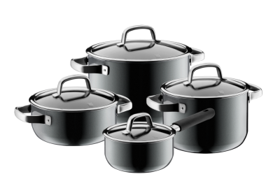 Набор кастрюль Fusiontec Mineral Platinum 4 предмета 16/20/20/24 см