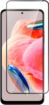 Стекло защитное для Xiaomi REDMI Note 12 Черная рамка