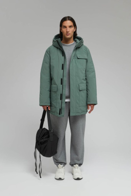 Утепленная куртка с капюшоном