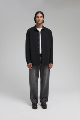 Рубашка прямого кроя с вискозой