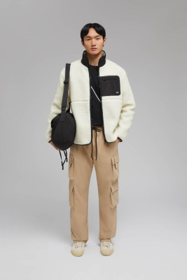 Брюки-карго с эластичным поясом