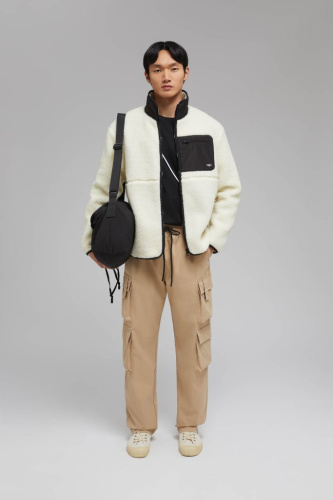 Брюки-карго с эластичным поясом