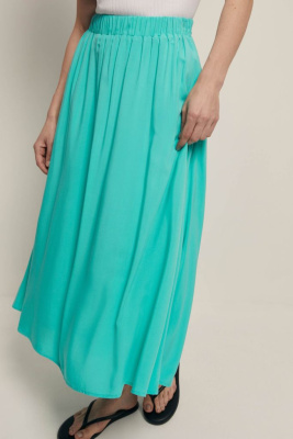 Юбка миди А-силуэта на резинке