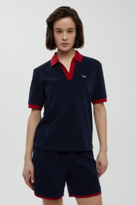 Спортивное поло с отделкой из капсулы ретро